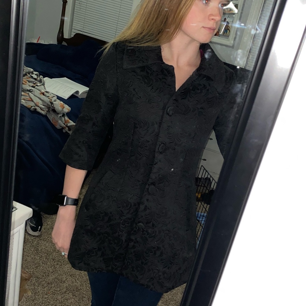 Black detailed Jacket